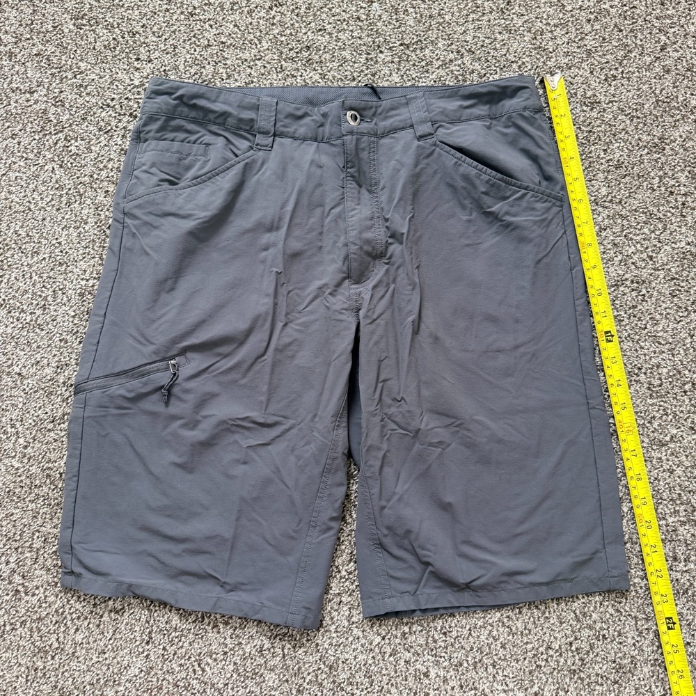 Patagonia Quandary Shorts Mens 36 Gray 11.5" Inseam Hiking Stretch Nylon Outdoor